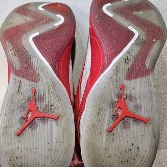 Mens Jordan Luka 2 Red Basketball Shoes Size 9 - Picture 5 of 5